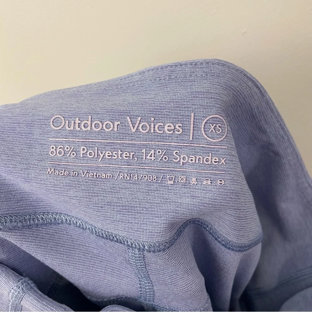 Outdoor Voices 3/4 Warmup Leggings Lilac Size XS - Picture 8 of 8